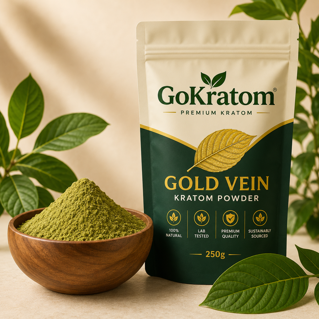 Gold Vein Kratom Powder